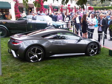 The Acura NSX Concept on the Concept Lawn at the 2013 Pebble Beach Concours d'Elegance