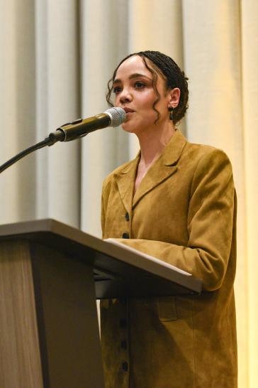 Tessa Thompson at the 2026 Sundance Film Festival’s Celebrating Sundance Institute: A Tribute to Founder Robert Redford event highlights the Acura NSX Roadster famously featured in Marvel’s “The Avengers”  and Acura’s support of the Sundance Institute to support independent artists and emerging voices year-round