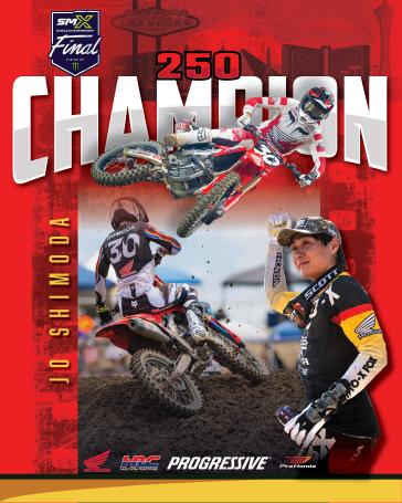 Historic Sweep for Honda HRC Progressive at SuperMotocross Final