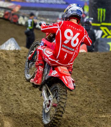 Hunter Lawrence Retains Championship Lead Following Challenging Cleveland Triple Crown Supercross