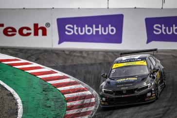 #5: KMW Motorsports With TMR Engineering, Honda Civic FL5 TCR, TCR: Tim Lewis, Rocco Pasquarella