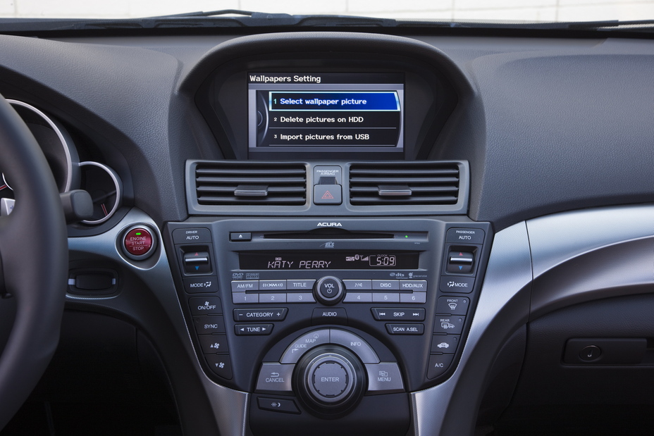 09 acura tl navi wallpaper on 2009 Acura Tl