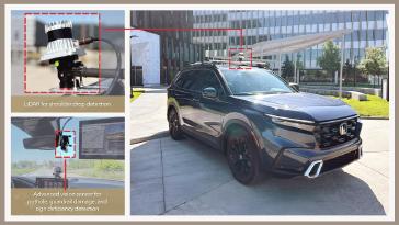 During the pilot, ODOT team members drove Honda test vehicles equipped with advanced vision and LiDAR sensors to monitor approximately 3,000 miles of roads in central and southeastern Ohio.