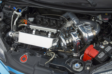 Bisimoto 2015 Honda Fit Turbo.