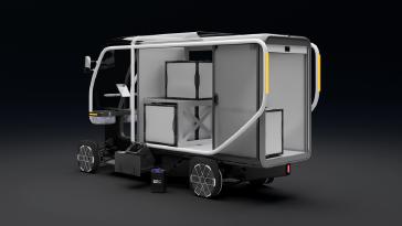 Rendering of early-stage Fastport eQuad prototype