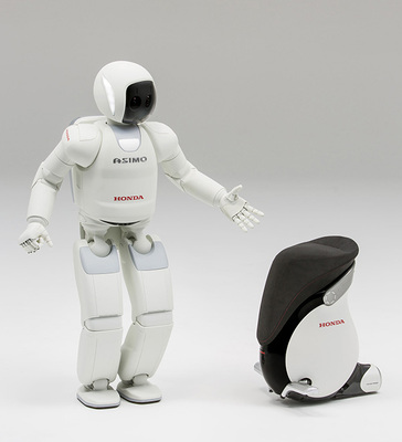 ASIMO and the UNI-CUB will be part of the Honda Robotics contest
