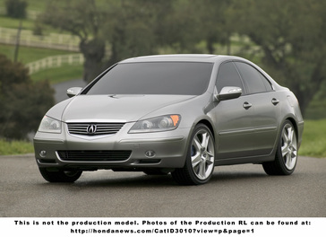 Acura RL Prototype.

