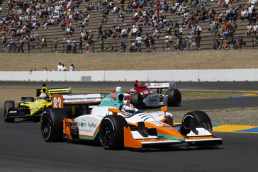 26-28 August, 2011, Sonoma, California USA.Charlie Kimball.(c)2011, Michael L. Levitt.LAT Photo USA