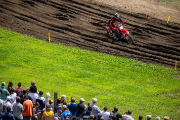 Hunter Lawrence Gives ’25 CRF450R a Moto Win and Podium Overall Finish in AMA Debut