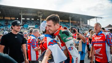 Milestone Flat Track Victory for Honda