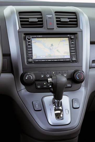 2007 Honda CR-V (EX-L with Navigation) - Interior.
