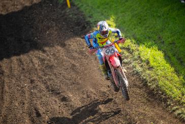 Hunter Lawrence Gives ’25 CRF450R a Moto Win and Podium Overall Finish in AMA Debut