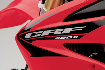 2005 Honda CRF450X.
