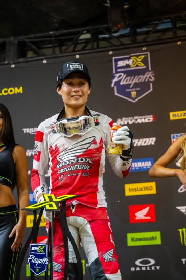 Honda HRC Progressive Controls SMX Playoffs After St. Louis Sweep