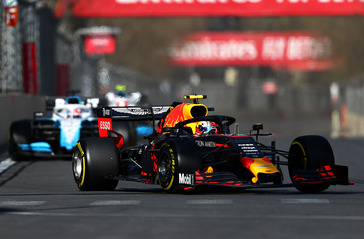 Pierre Gasly climbed through the field Sunday at the Azerbaijan Grand Prix