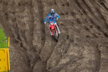 Hunter Lawrence Gives ’25 CRF450R a Moto Win and Podium Overall Finish in AMA Debut