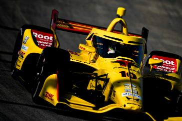 Kyle Kirkwood on pole for Honda at Nashville