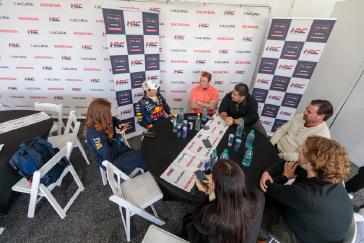 Prior to the 2024 Formula 1 Las Vegas Grand Prix, Honda, HRC and Acura gathered a collection of hybrid hero machines including the Acura ARX-06, Indycar, the Indycar hybrid-powered CR-V Hybrid Racer and the production Honda Civic Hybrid to celebrate the performance of Honda’s hybrid Power Unit (PU) technology as an important pillar of Honda’s automotive electrification strategy.