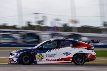 #72: Pegram Racing, Honda Civic FL5 TCR, TCR: Riley Pegram, Mario Farnbacher