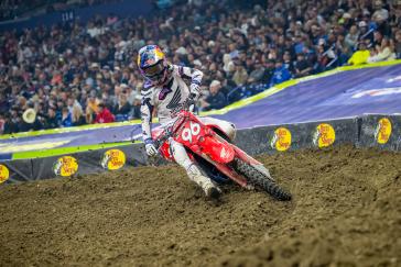 Hunter Lawrence takes career-first 450SX Triple Crown overall win in Indianapolis