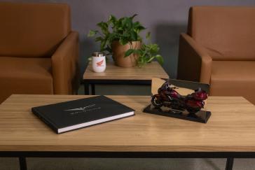 25 Honda Gold Wing Coffee Table Book and Tabletop Model